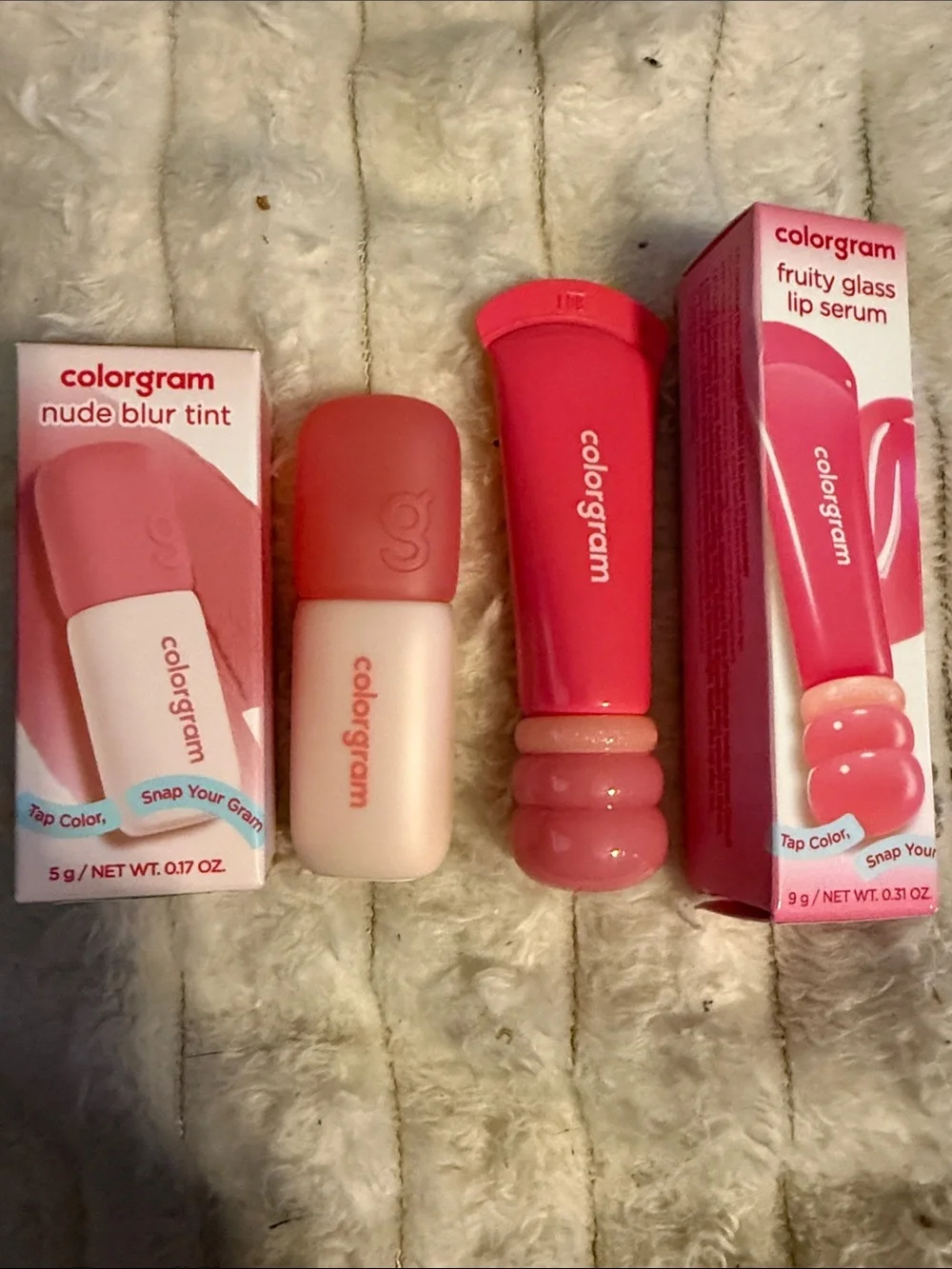 Pink Lip Tint & Fruity Glass Lip Serum Duo - Soft Pink